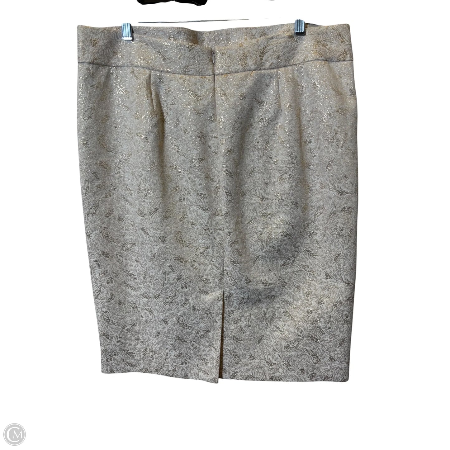 Skirt Midi By Premise In Gold & Tan, Size: 14