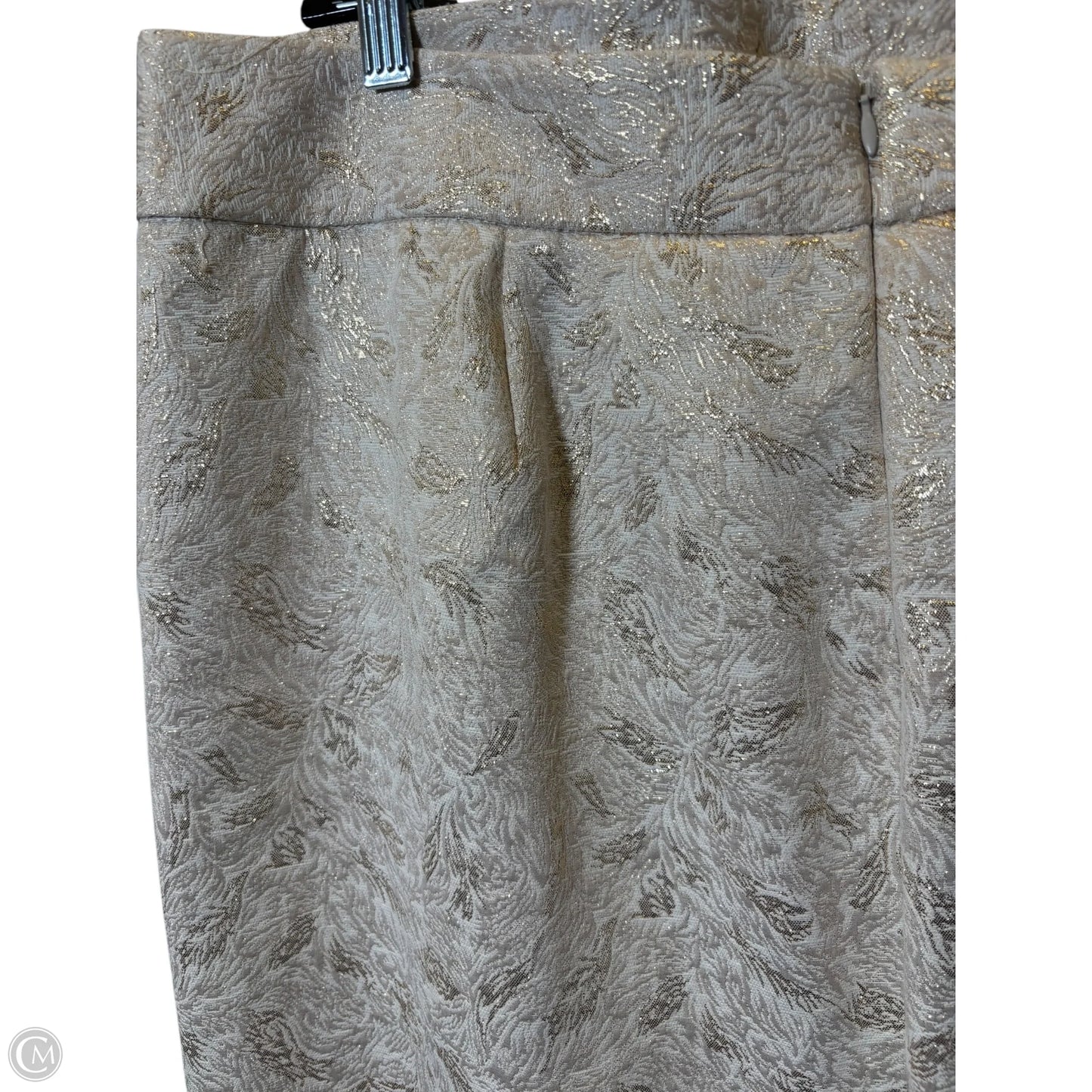 Skirt Midi By Premise In Gold & Tan, Size: 14