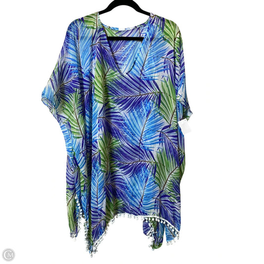 Swimwear Cover-up By Cmc In Tropical Print, Size: Osfm