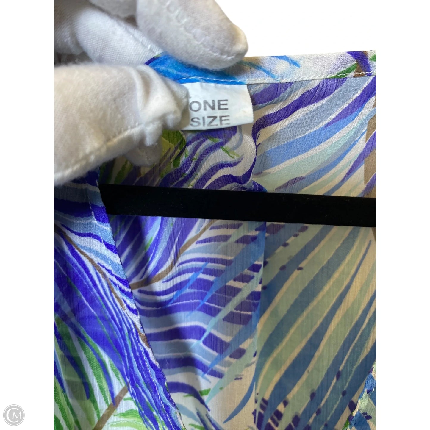 Swimwear Cover-up By Cmc In Tropical Print, Size: Osfm