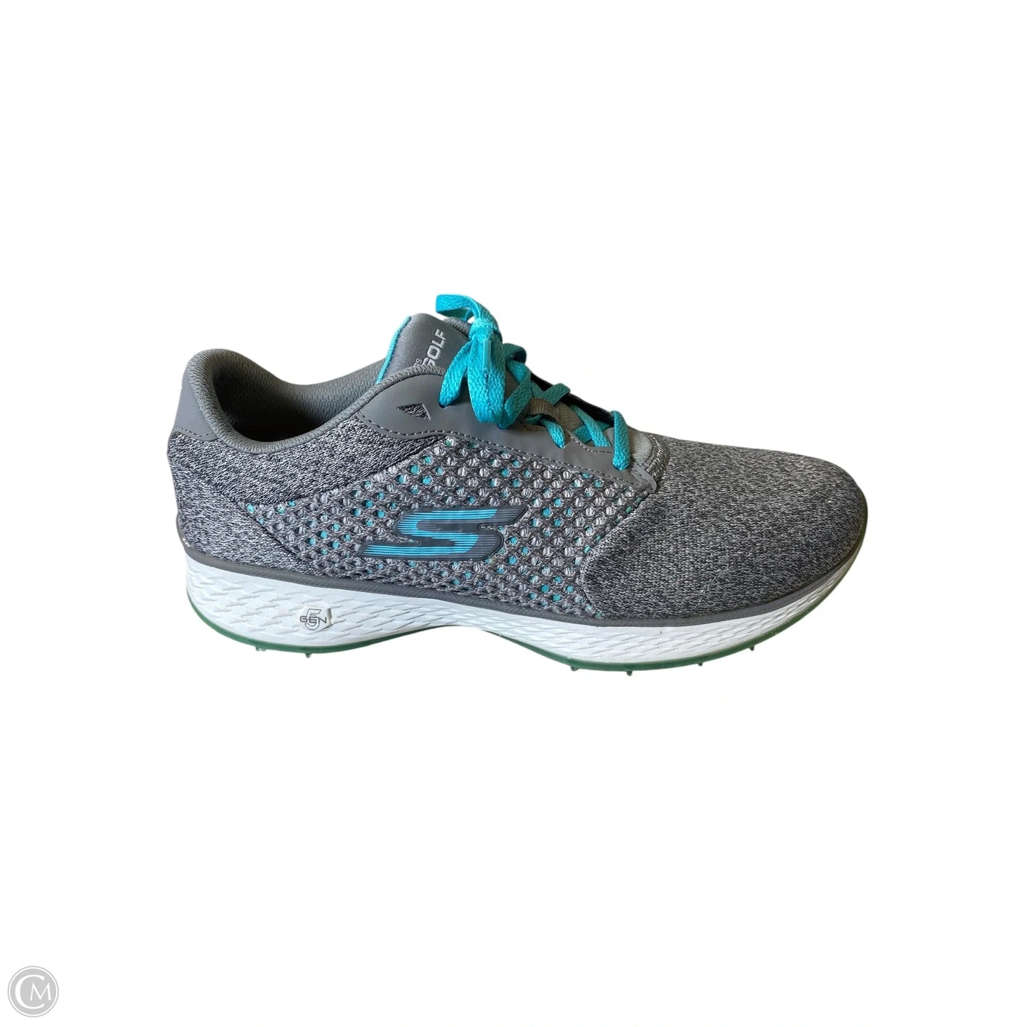 Shoes Athletic By Skechers In Grey, Size: 8