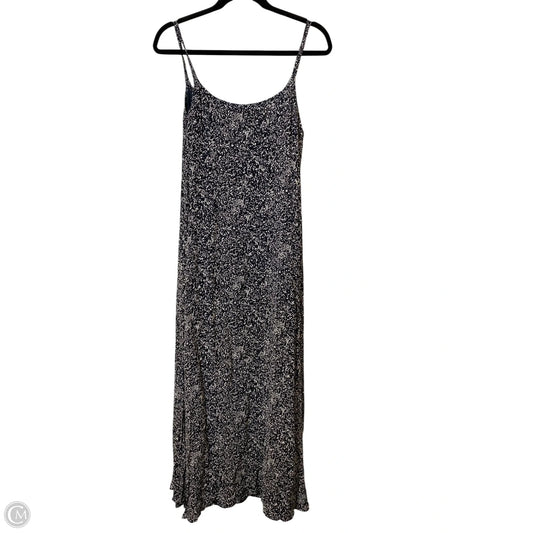 Dress Casual Maxi By Newport News In Black & Tan, Size: 14