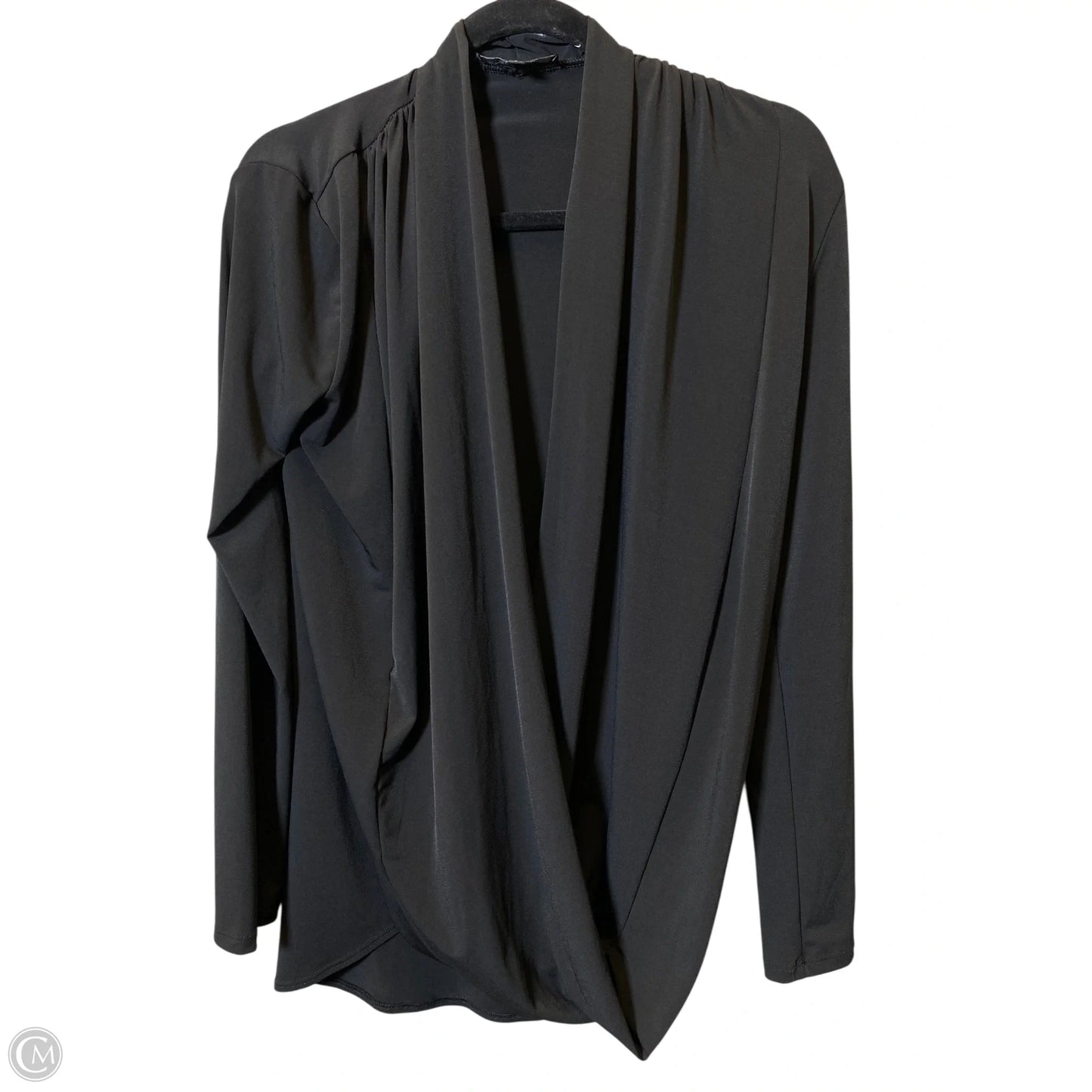 Top Long Sleeve By Lbisse In Black, Size: S