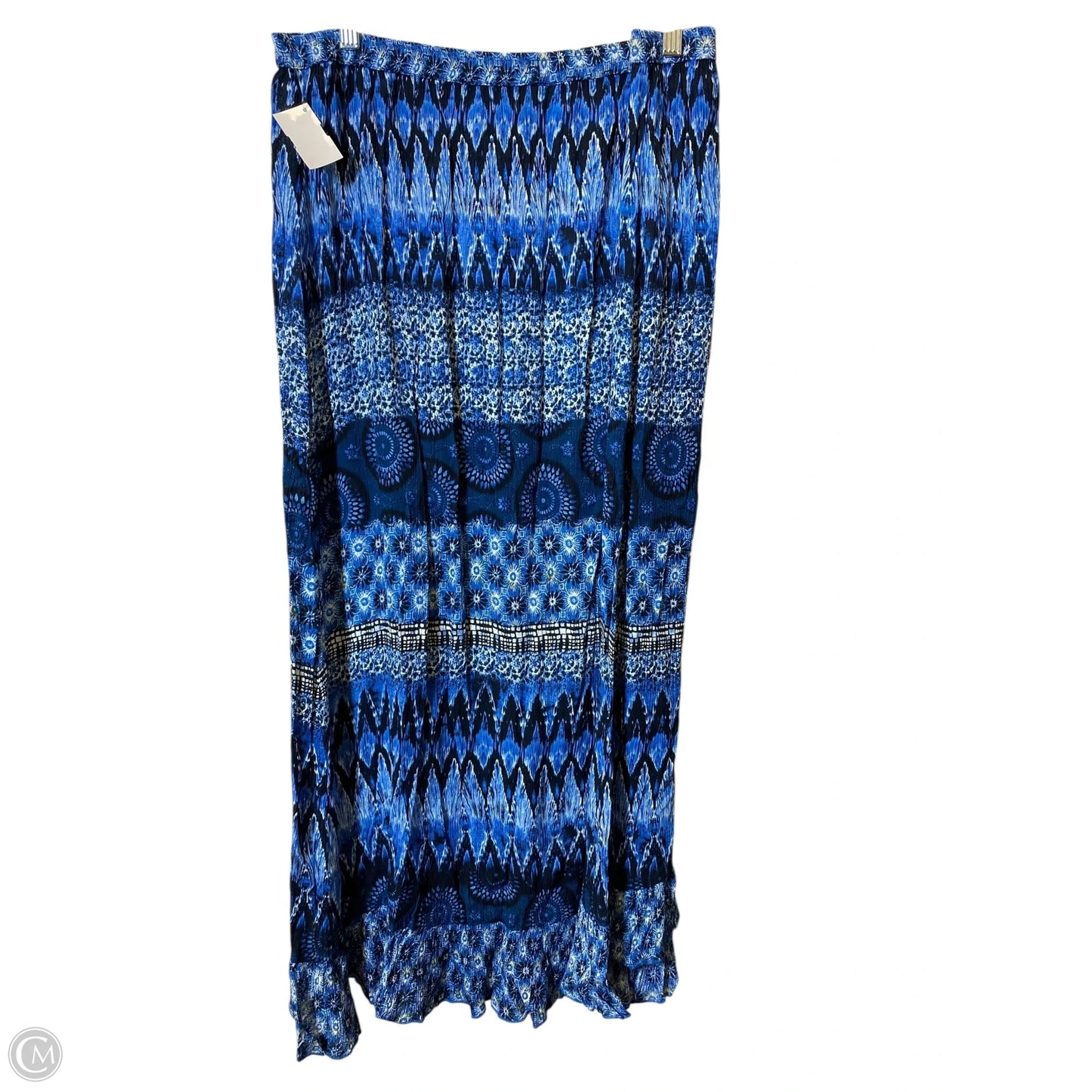 Skirt Maxi By Bila In Blue, Size: Xl