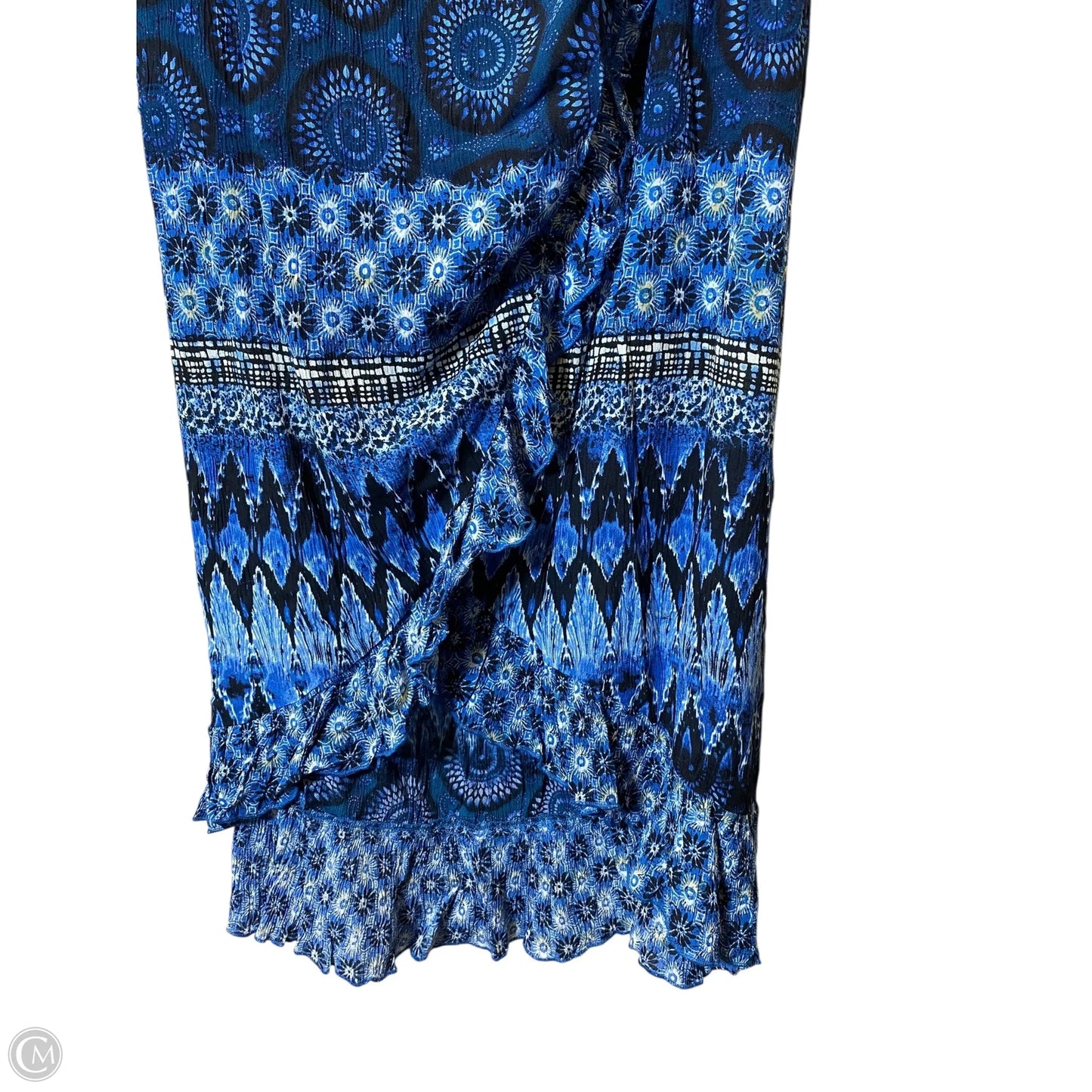 Skirt Maxi By Bila In Blue, Size: Xl