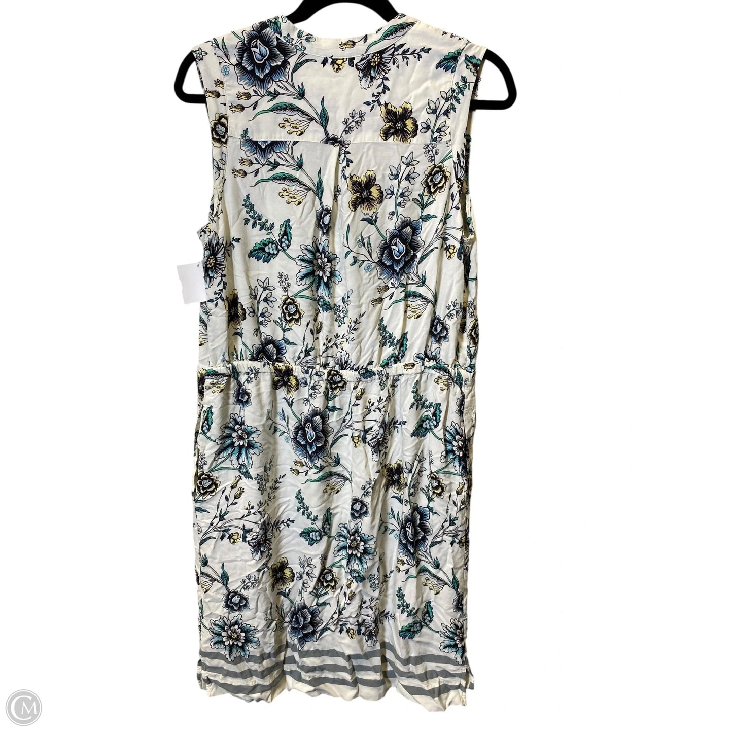 Dress Casual Midi By Loft In Floral Print, Size: L