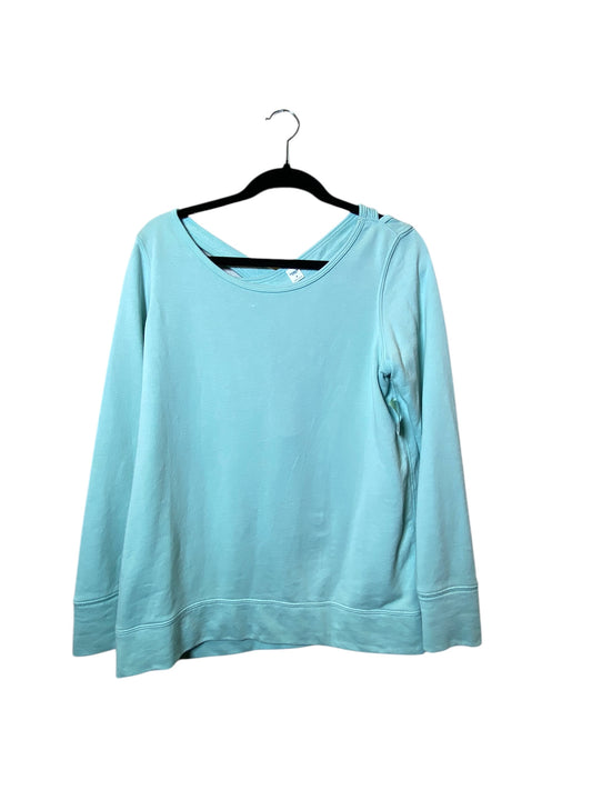 Athletic Sweatshirt Crewneck By Old Navy In Aqua, Size: Xl