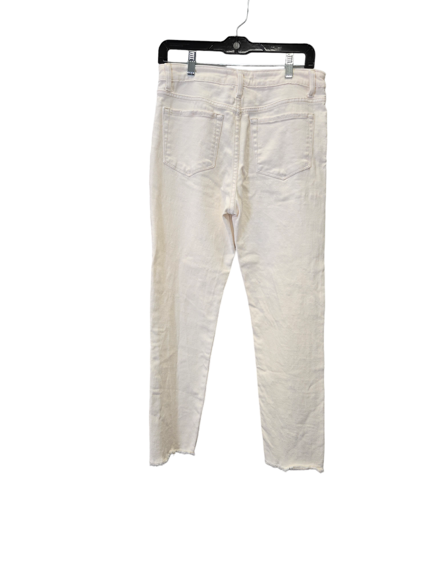 Cream Jeans Cropped Vervet, Size 4