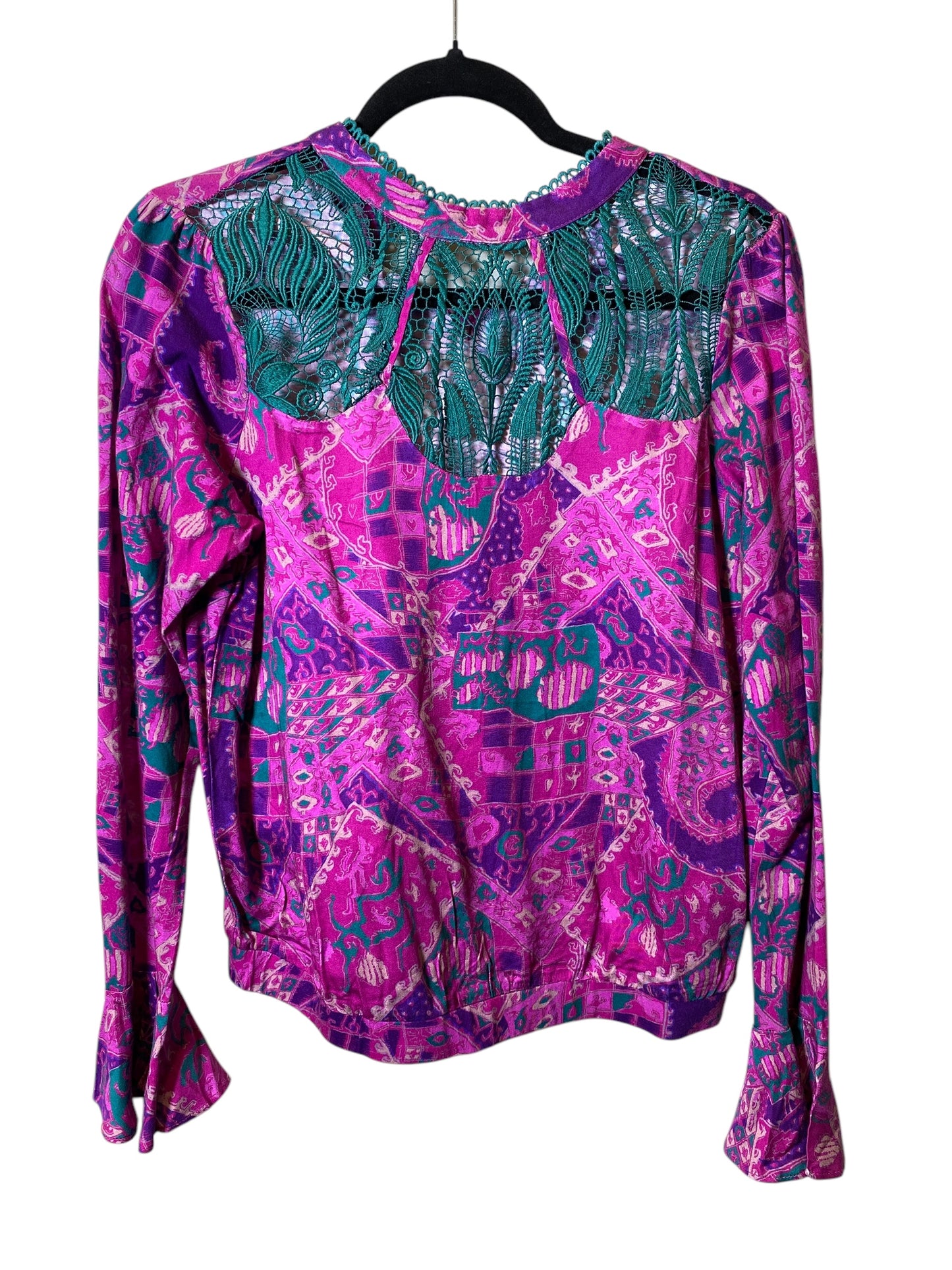 Top Long Sleeve By Tiny In Pink & Purple, Size: S