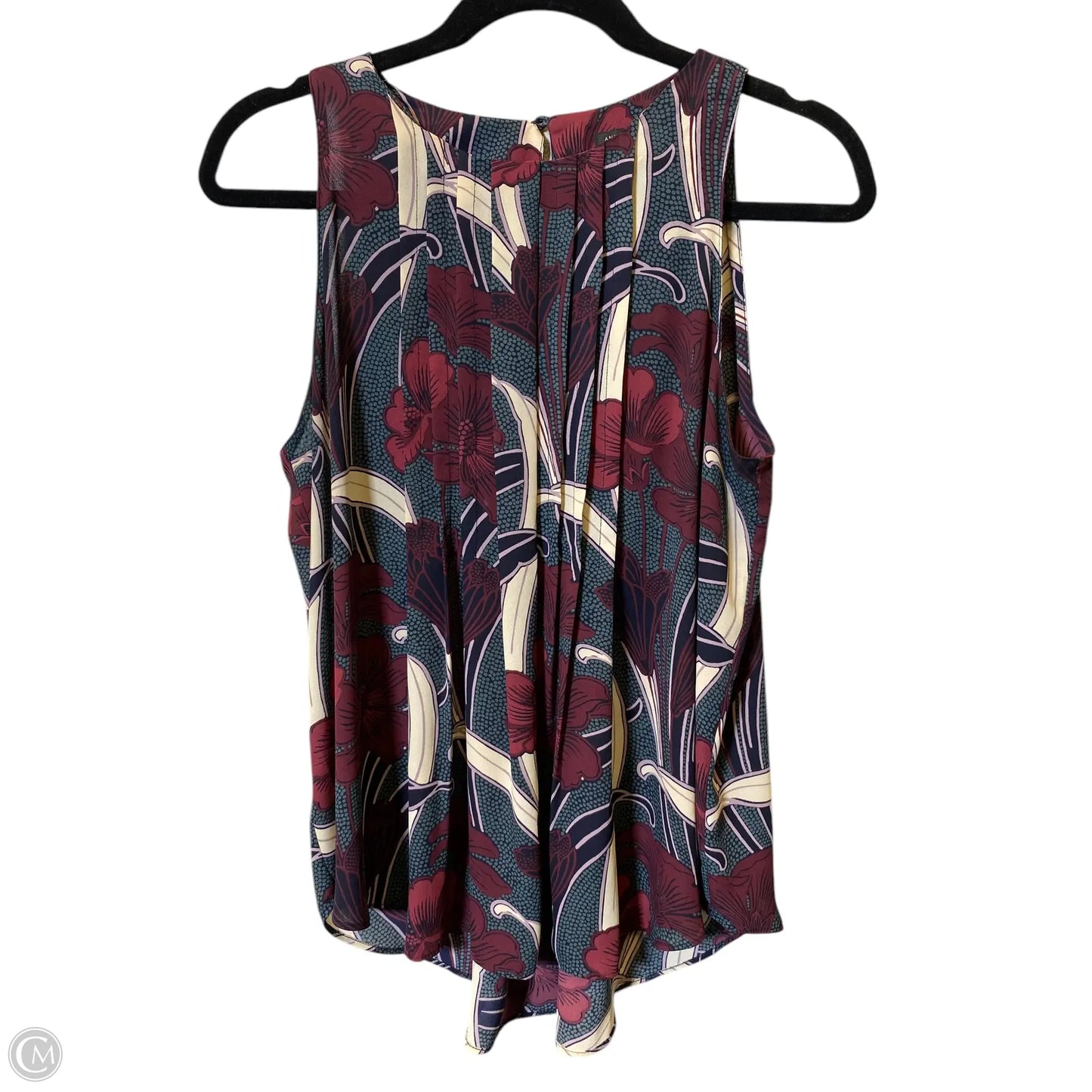 Top Sleeveless By Ann Taylor In Floral Print, Size: S