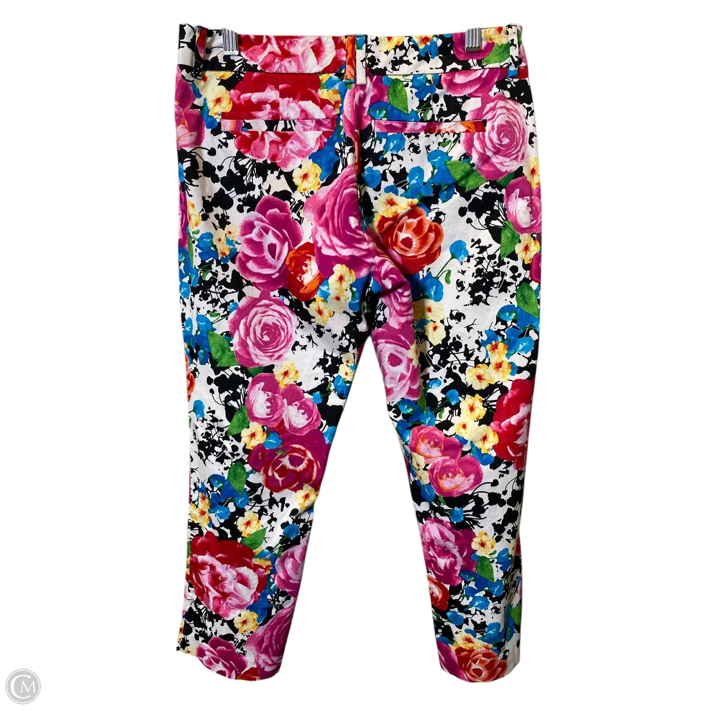 Pants Cropped By New York And Co In Floral Print, Size: 4