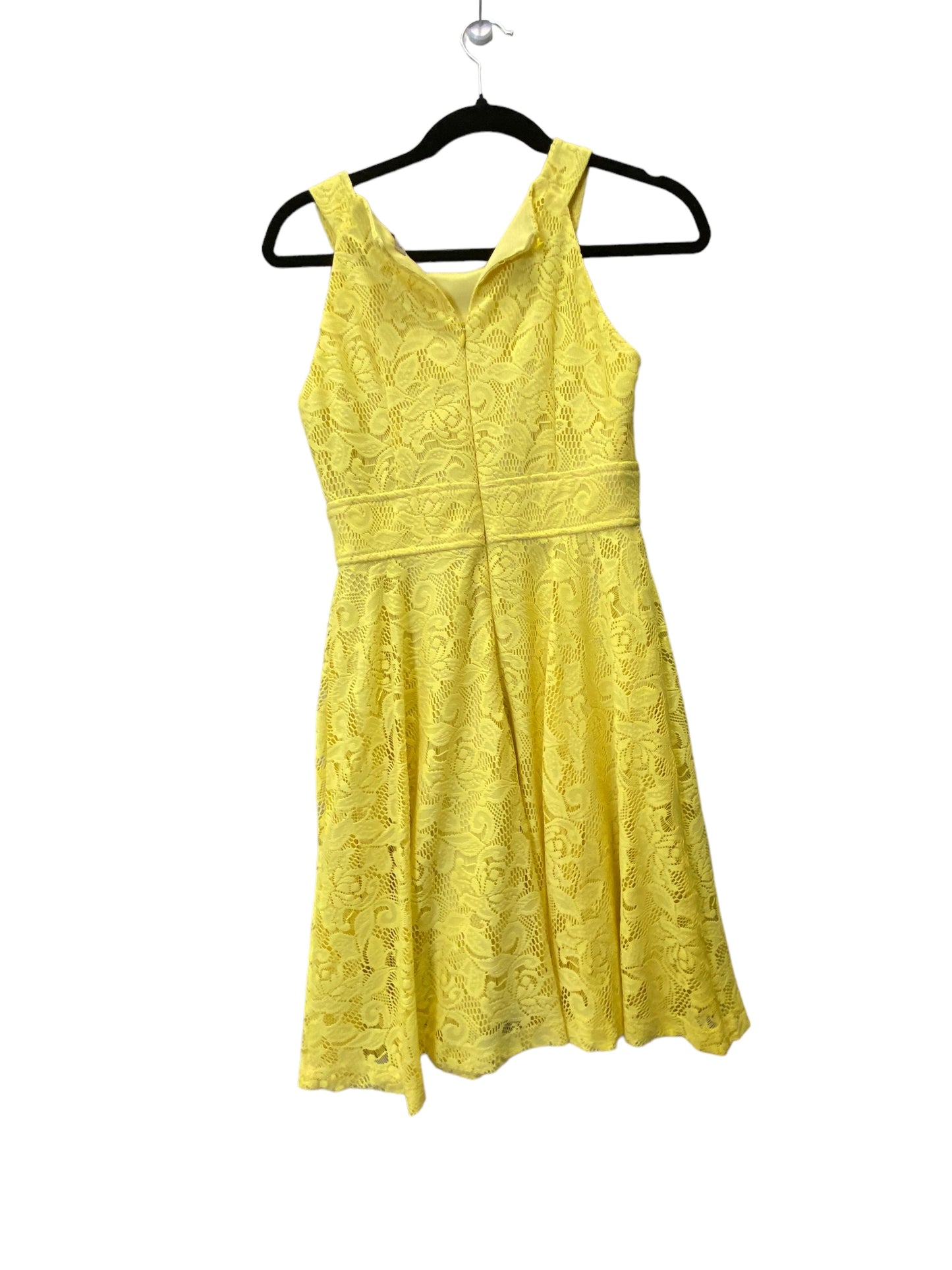 Dress Casual Midi By Cmc In Yellow, Size: S