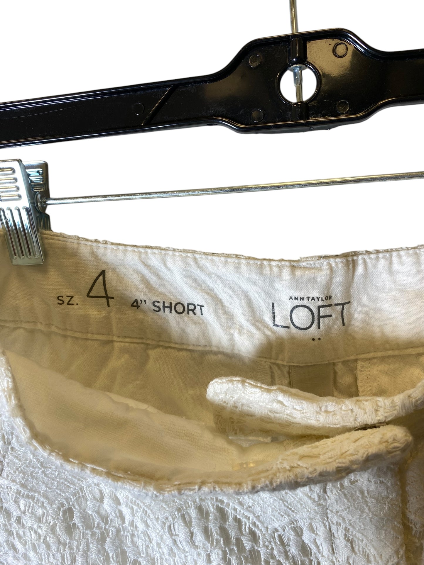 Shorts By Loft In White, Size: 4