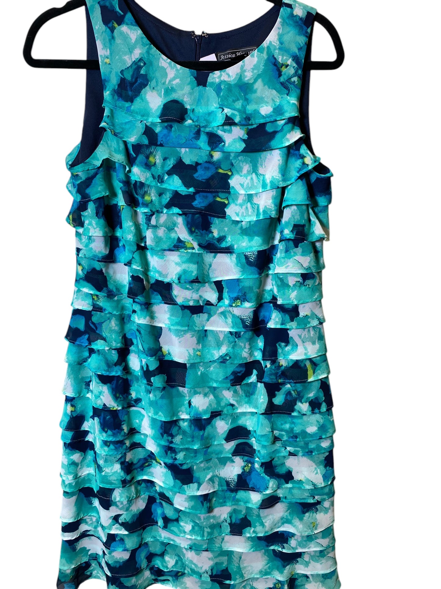 Dress Casual Midi By Jessica Howard In Aqua, Size: M