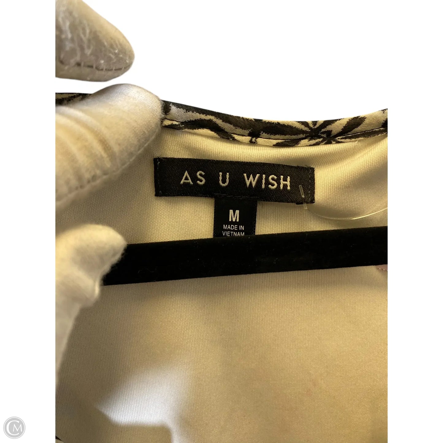 Dress Casual Short By As U Wish In Black & White, Size: M