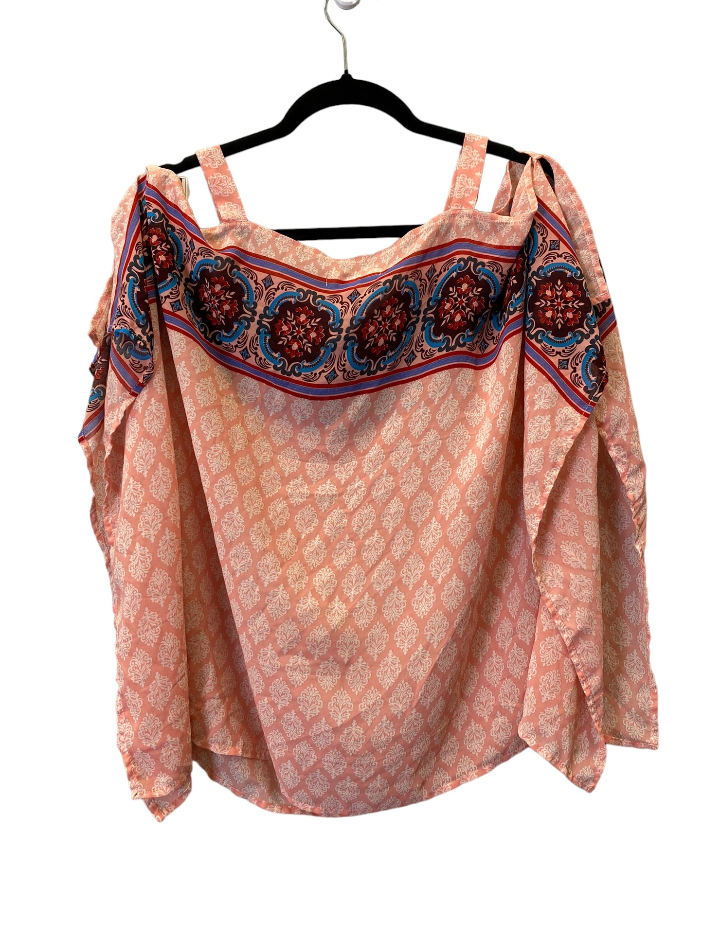 Pink Top Short Sleeve Umgee, Size L