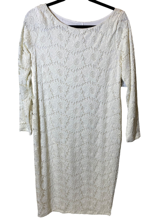 Dress Party Midi By Ingrid & Isabel In Cream, Size: M