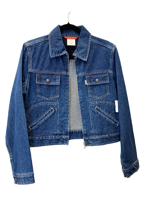 Jacket Denim By Esprit In Blue Denim, Size: M