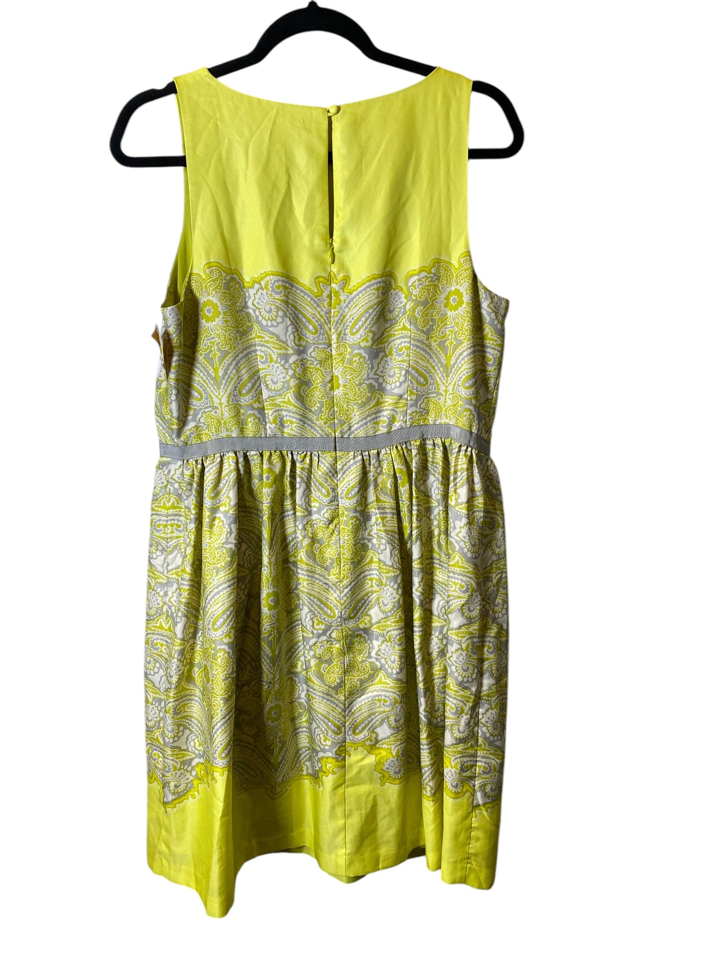 Dress Casual Midi By Loft In Yellow, Size: L