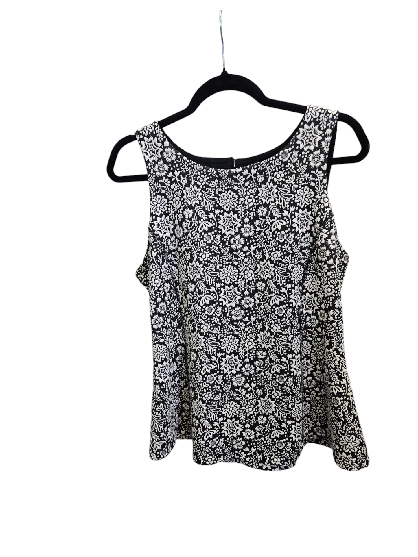 Black & White Top Sleeveless Anthropologie, Size L