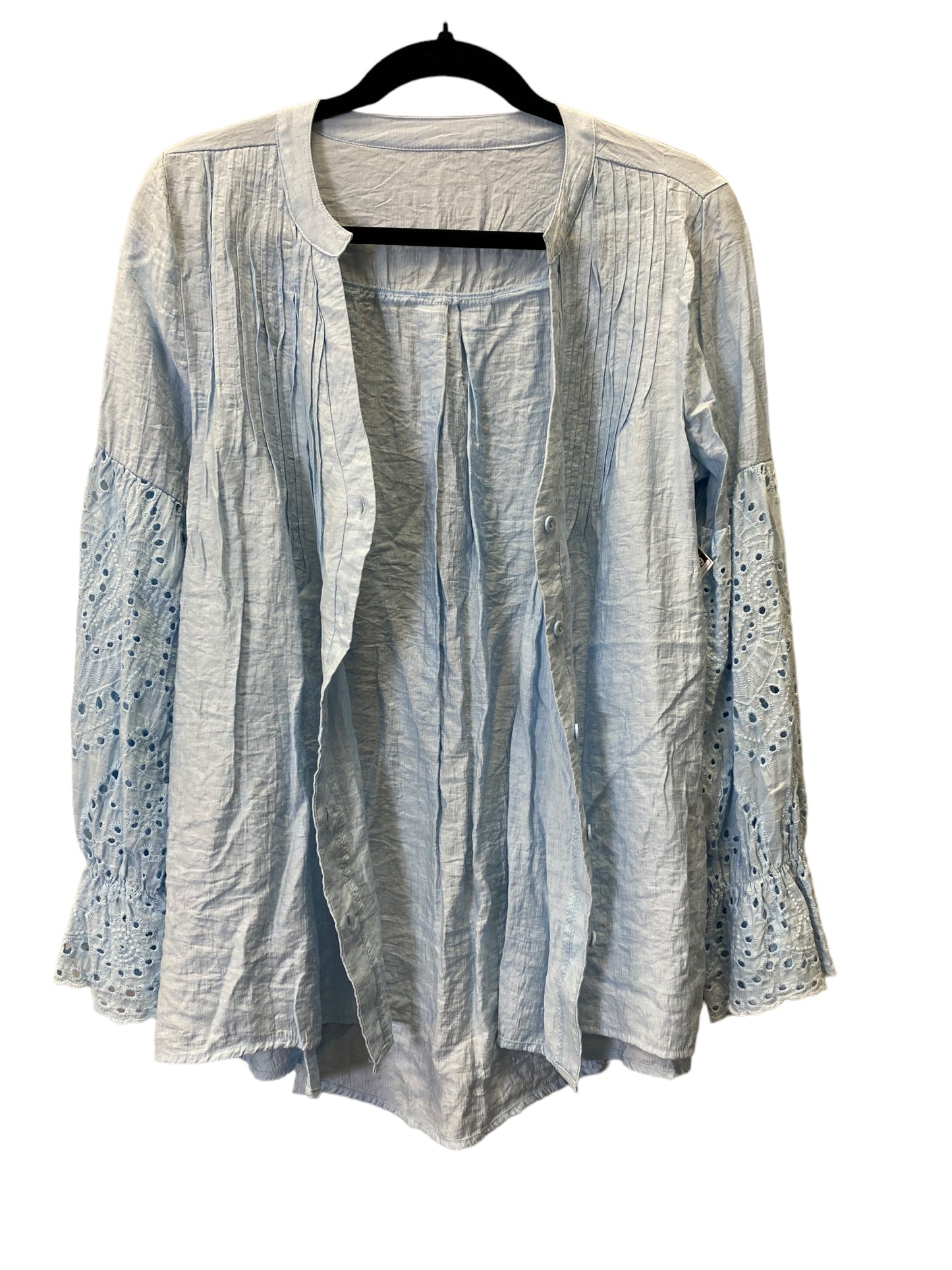 Blue Top Long Sleeve Cmc, Size L