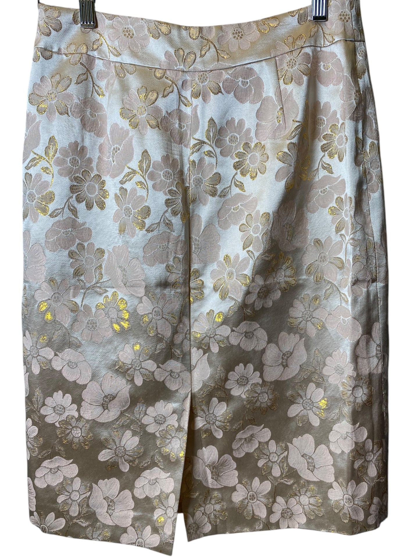 Skirt Midi By Banana Republic In Floral Print, Size: 6