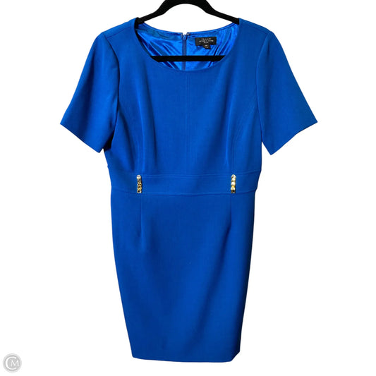 Dress Work By Tahari By Arthur Levine In Blue, Size: 10