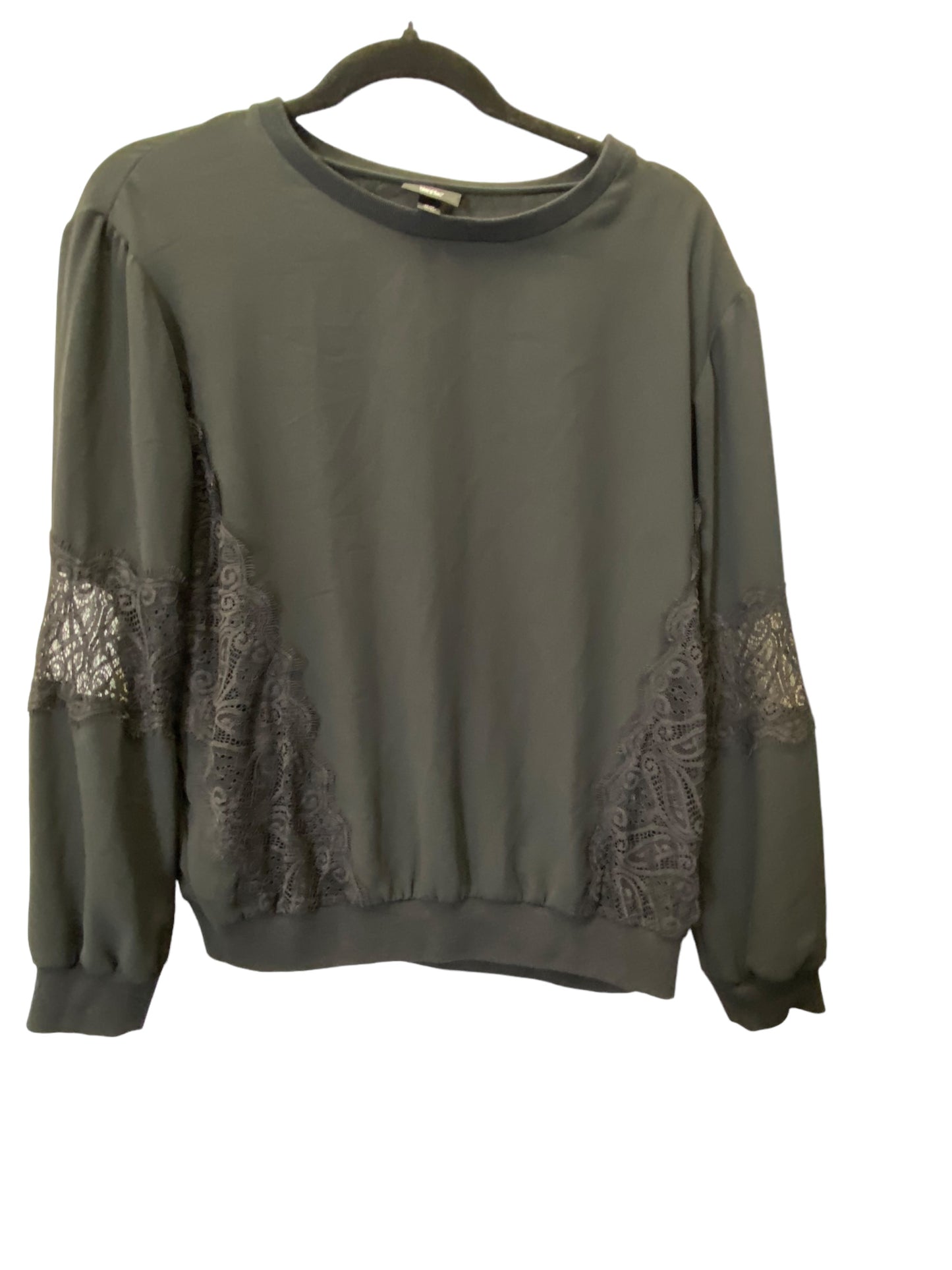 Top Long Sleeve By Mossimo In Black, Size: Xs