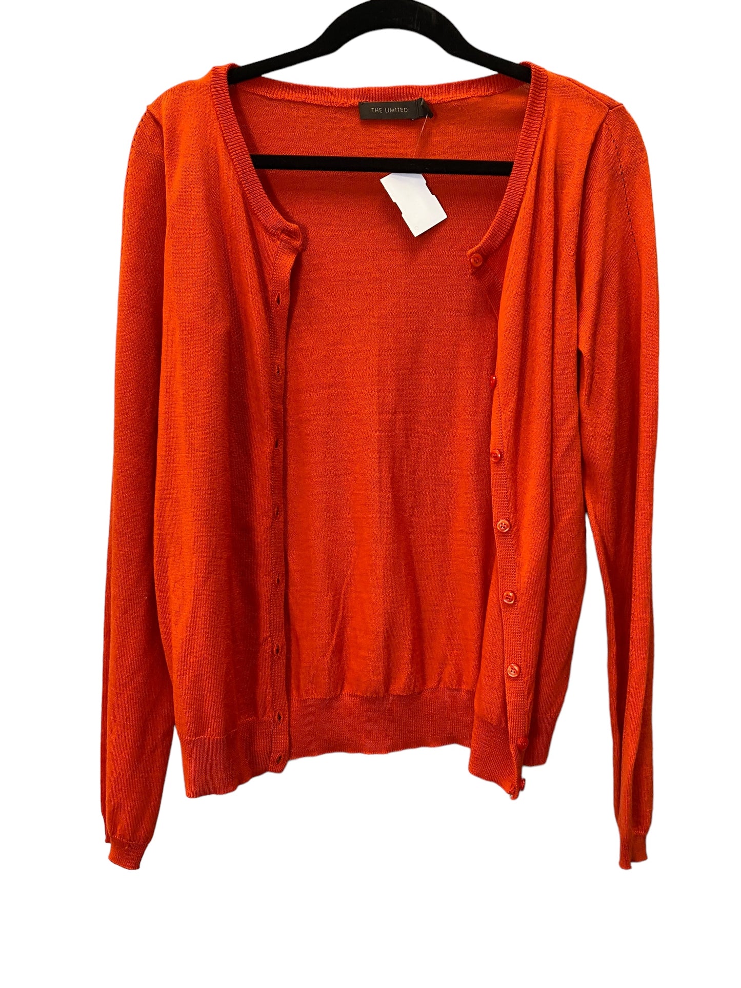 Orange Sweater Cardigan Cmc, Size M