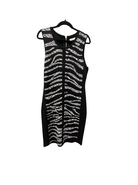 Dress Work By Calvin Klein In Black & White, Size: L