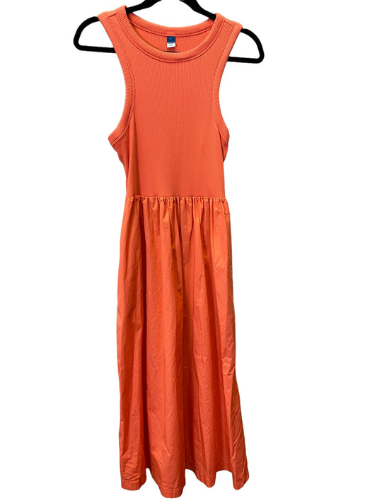 Dress Casual Maxi By Old Navy In Orange, Size: L