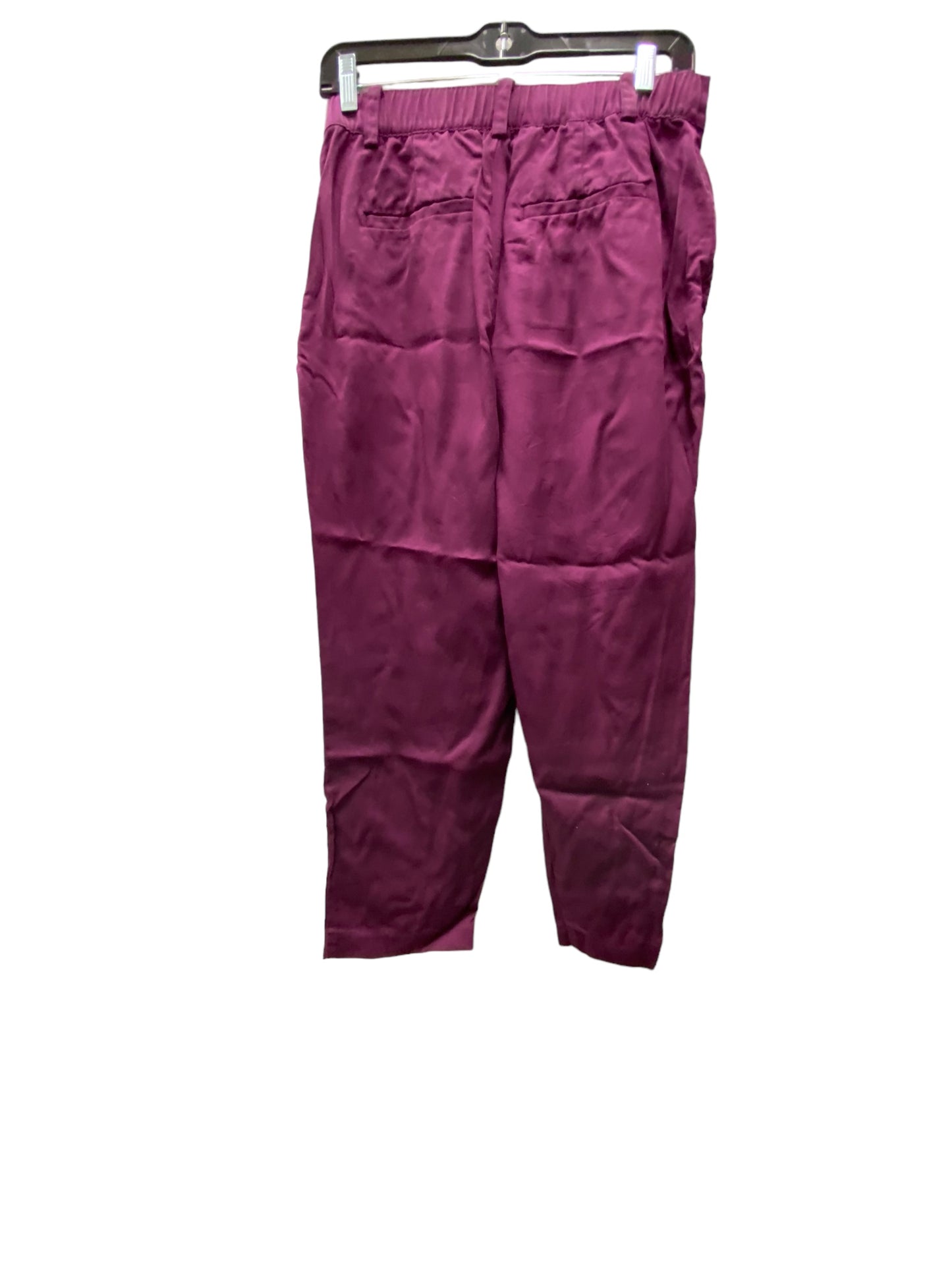 Pants Linen By Loft In Purple, Size: 4