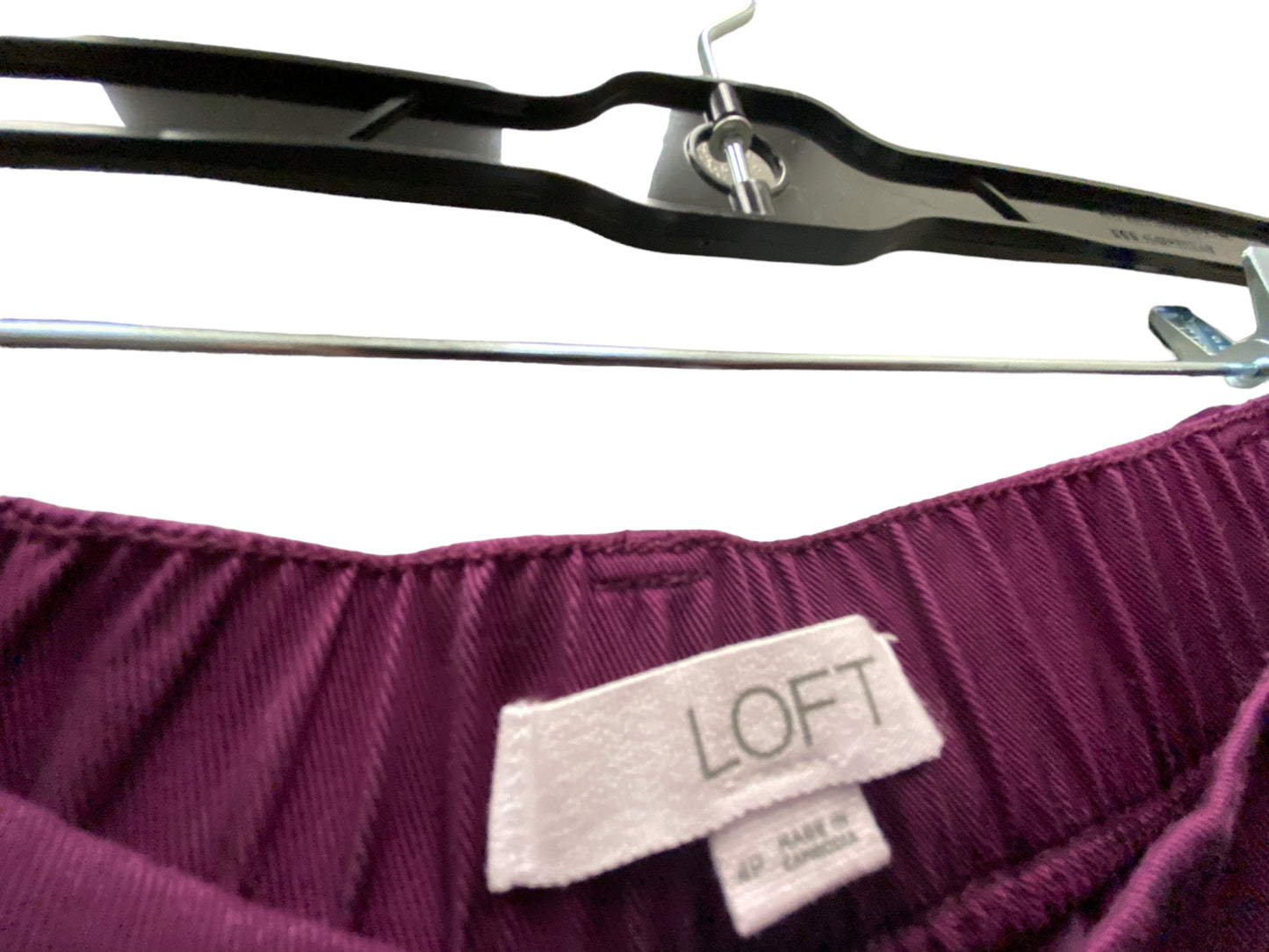 Pants Linen By Loft In Purple, Size: 4