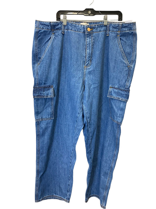 Jeans Straight By Universal Thread In Blue, Size: Xl