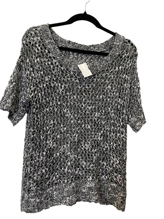 Sweater Short Sleeve By Kensie In Grey, Size: S