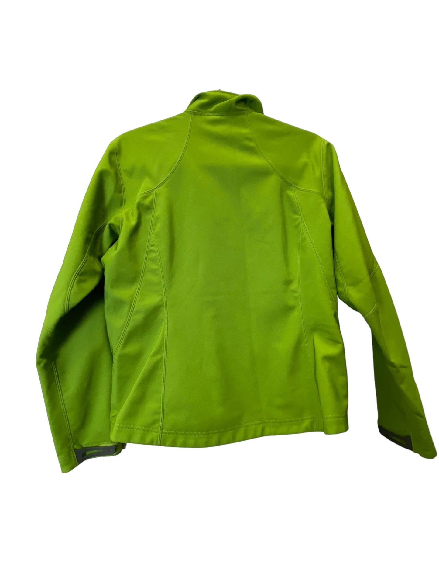 Athletic Jacket By Nike In Green, Size: S