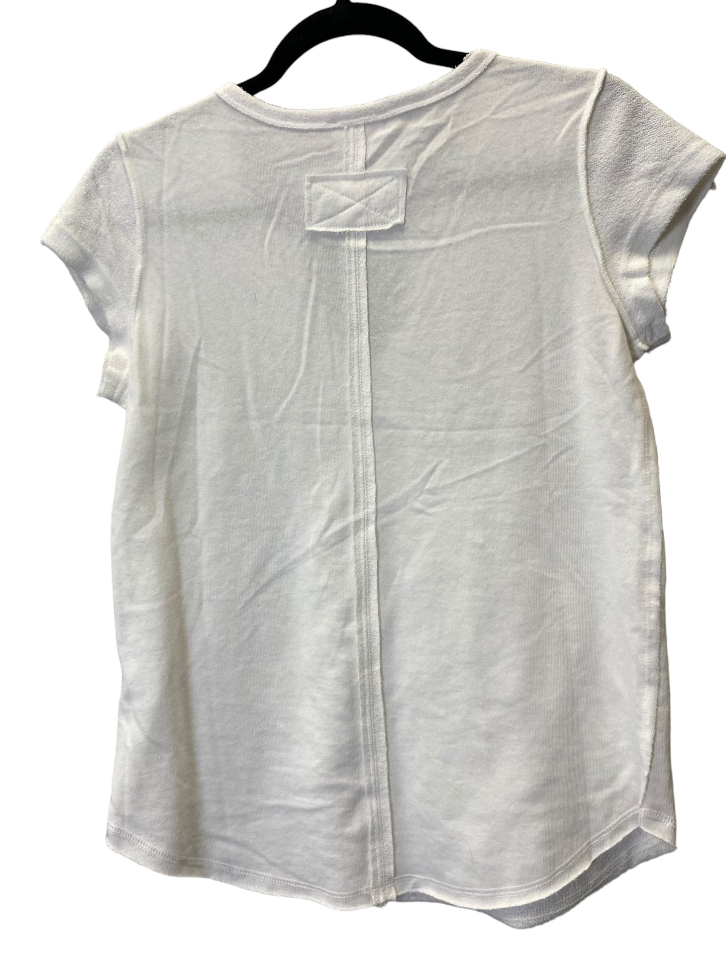 Top Short Sleeve By La Miel In White, Size: M