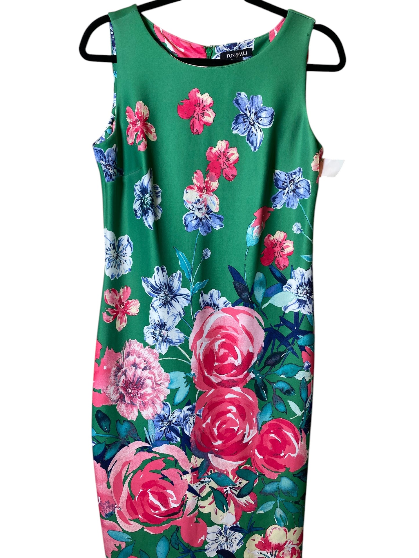 Dress Casual Midi By Roz And Ali In Floral Print, Size: M