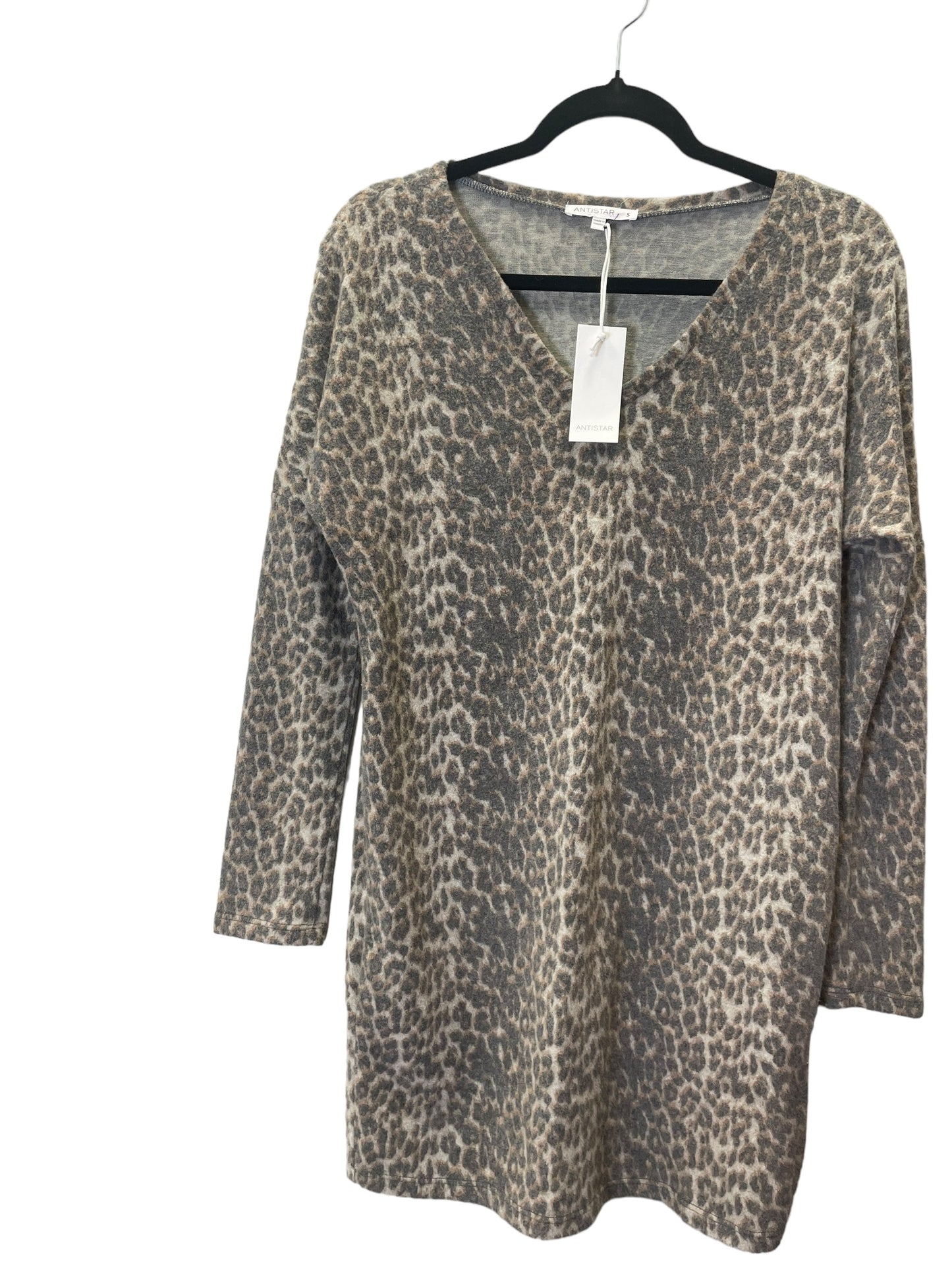 Dress Sweater By Cmc In Animal Print, Size: S