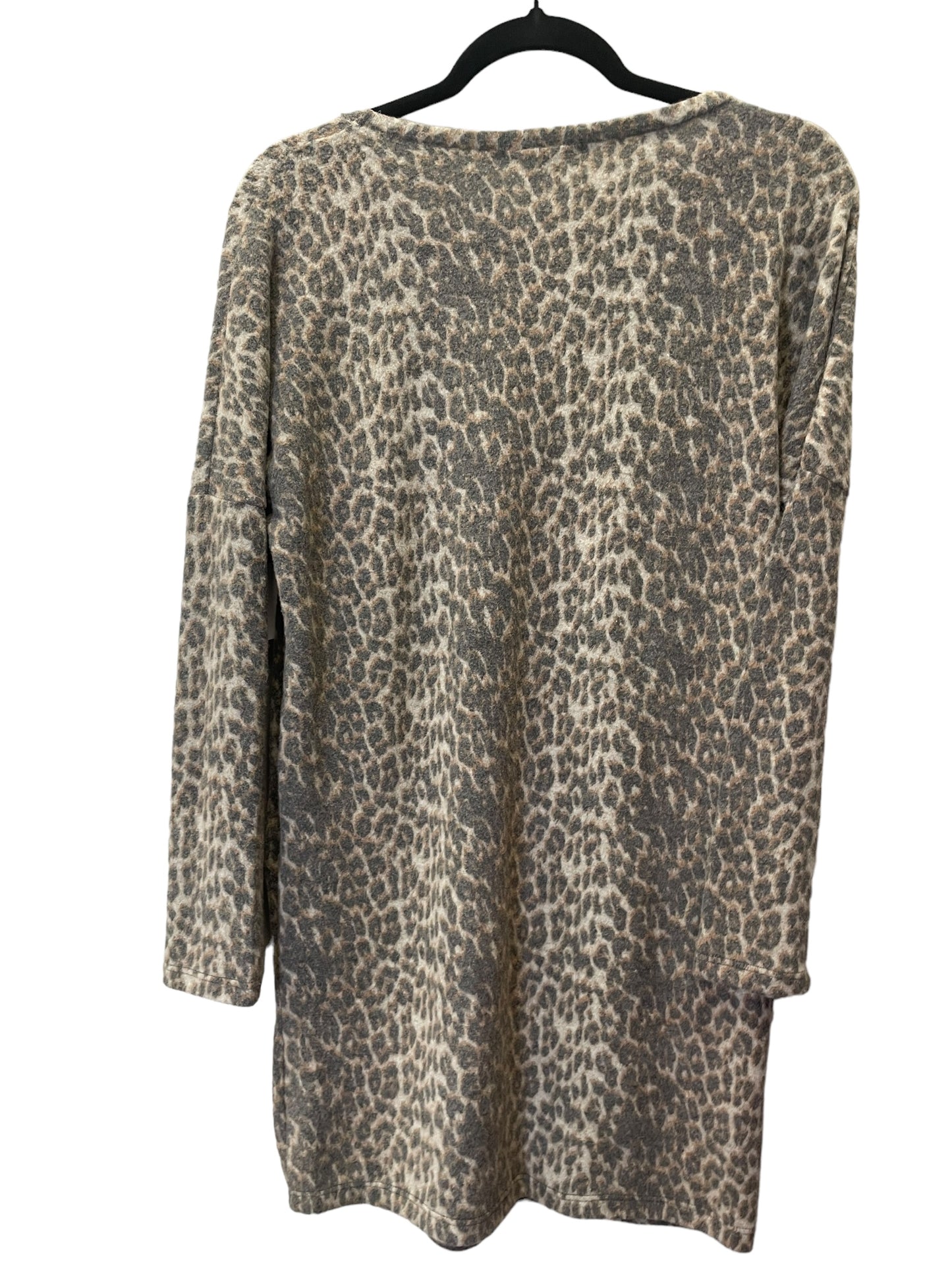 Dress Sweater By Cmc In Animal Print, Size: S