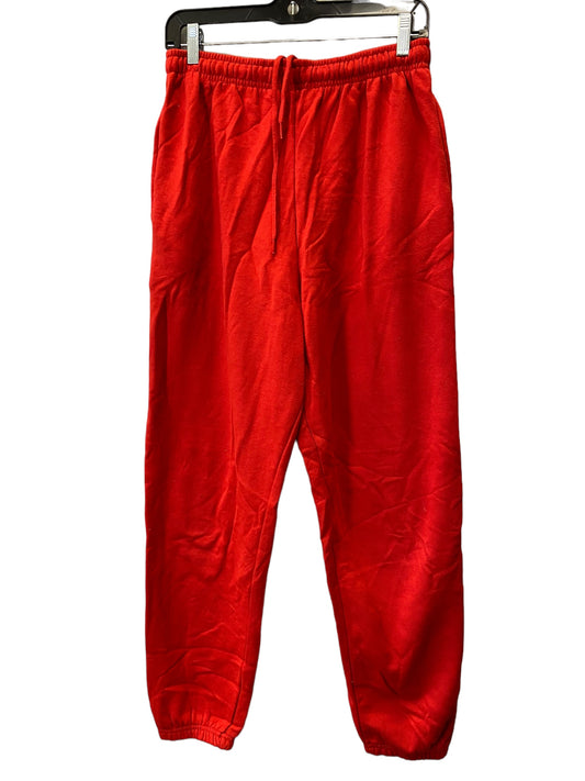 Pants Joggers By Pretty Little Thing In Red, Size: M