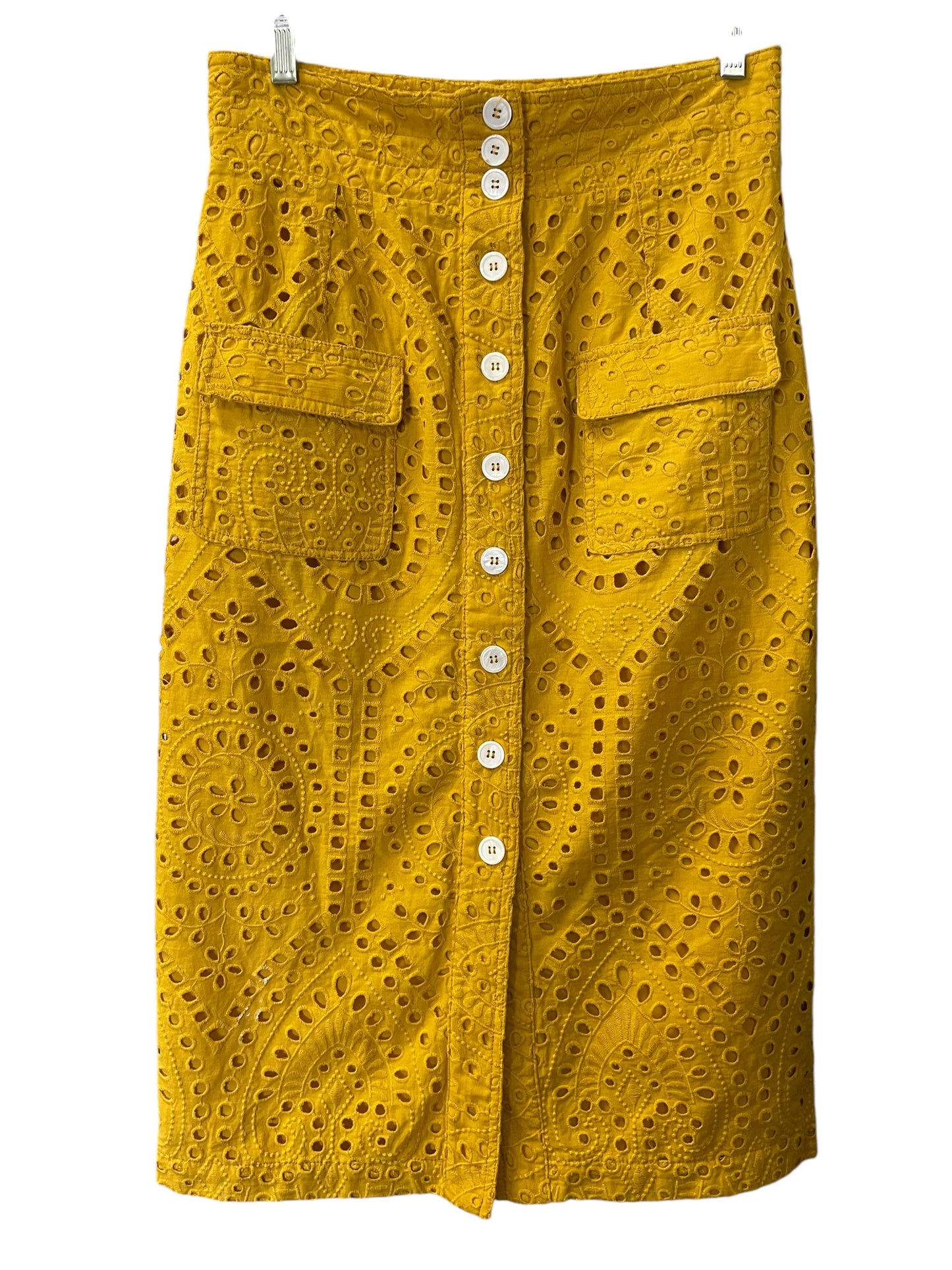 Skirt Midi By Tracy Reese In Yellow, Size: 8