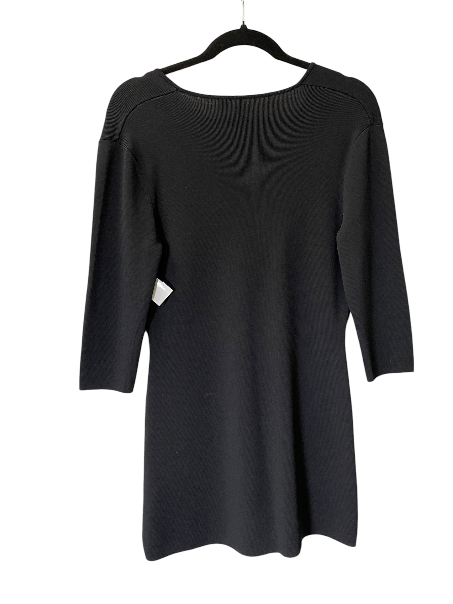 Dress Sweater By Cmc In Black & White, Size: L