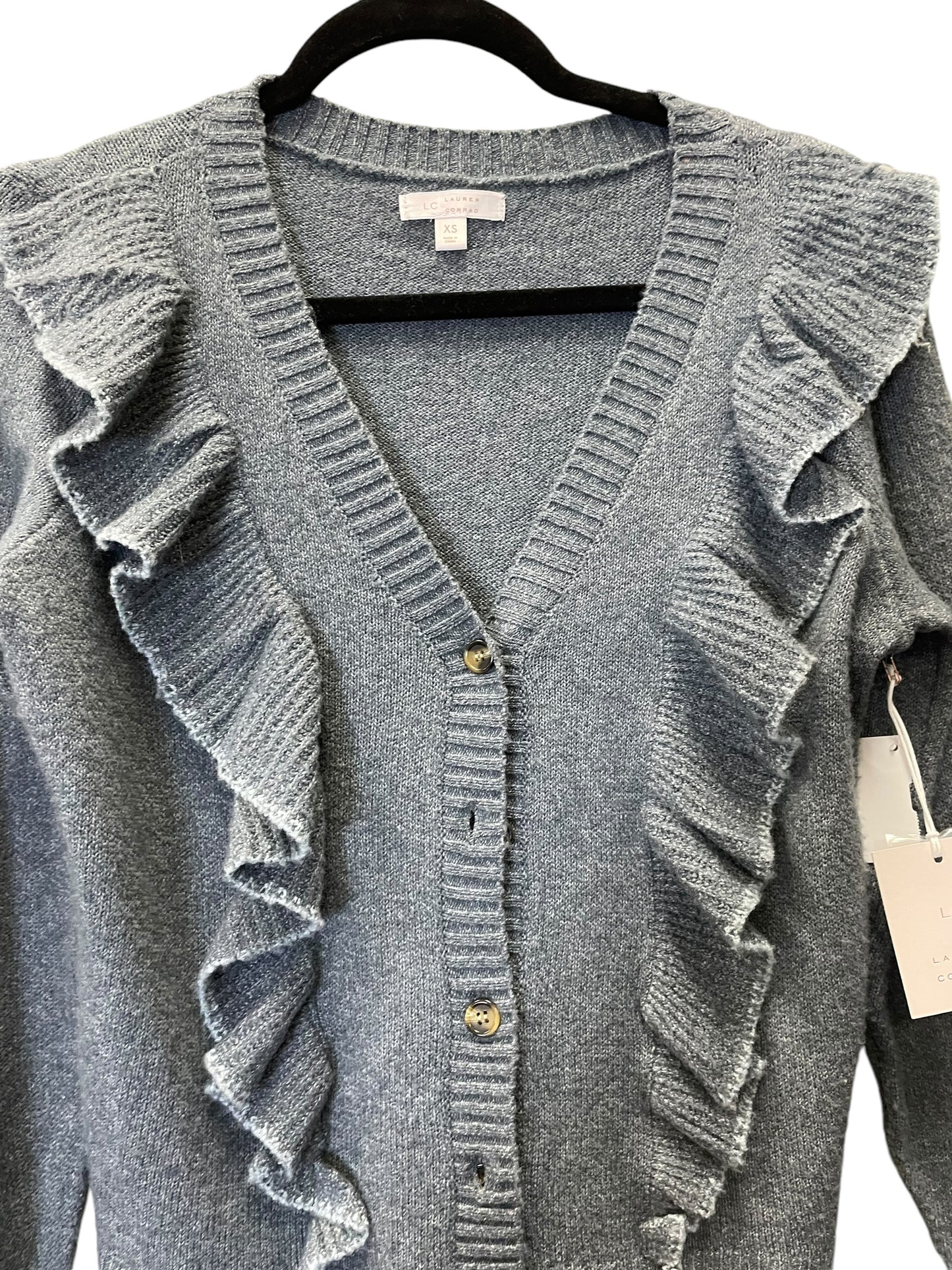 Sweater Cardigan By Lc Lauren Conrad In Grey, Size: Xs