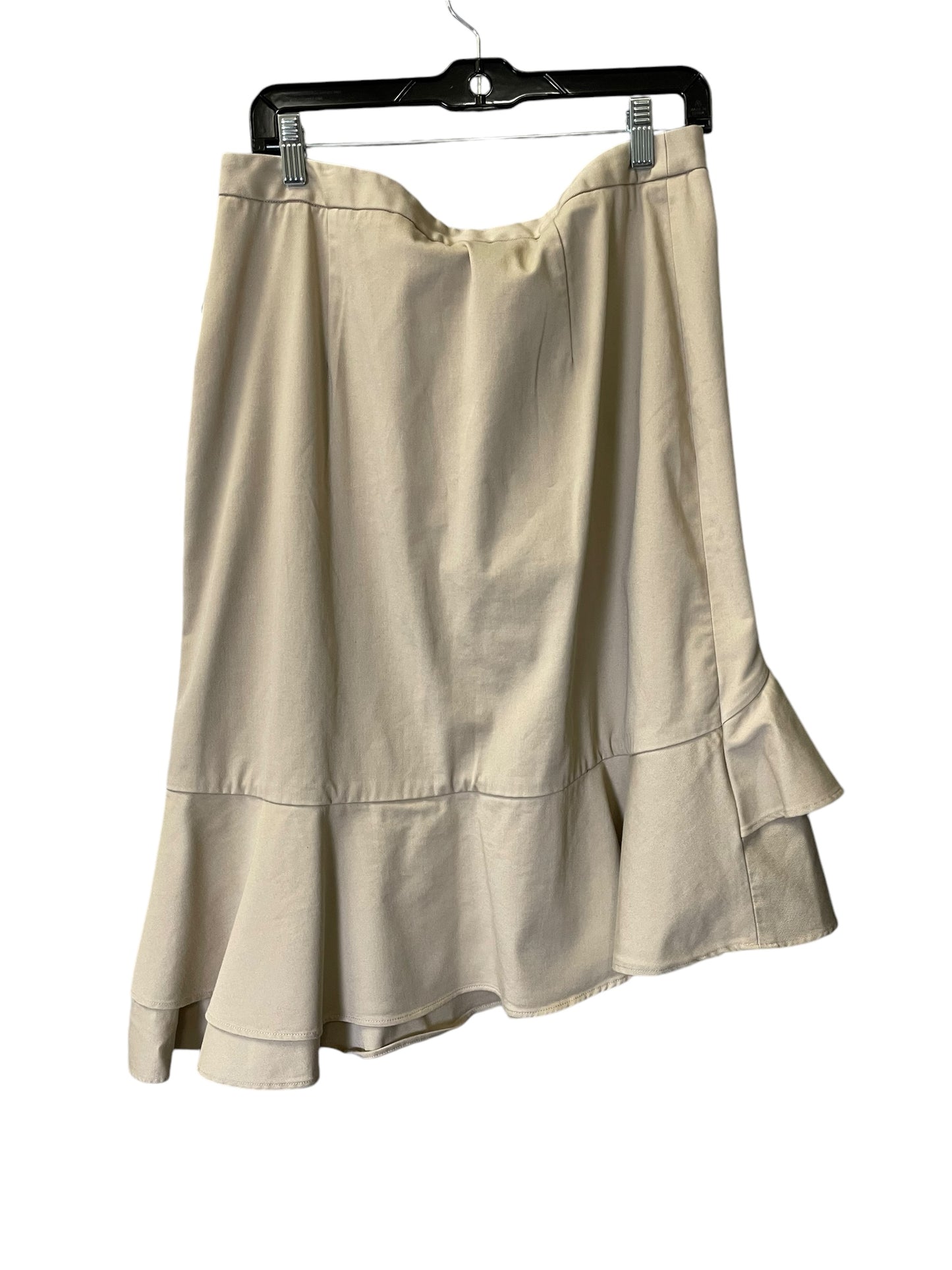 Skirt Midi By Banana Republic In Beige, Size: 12