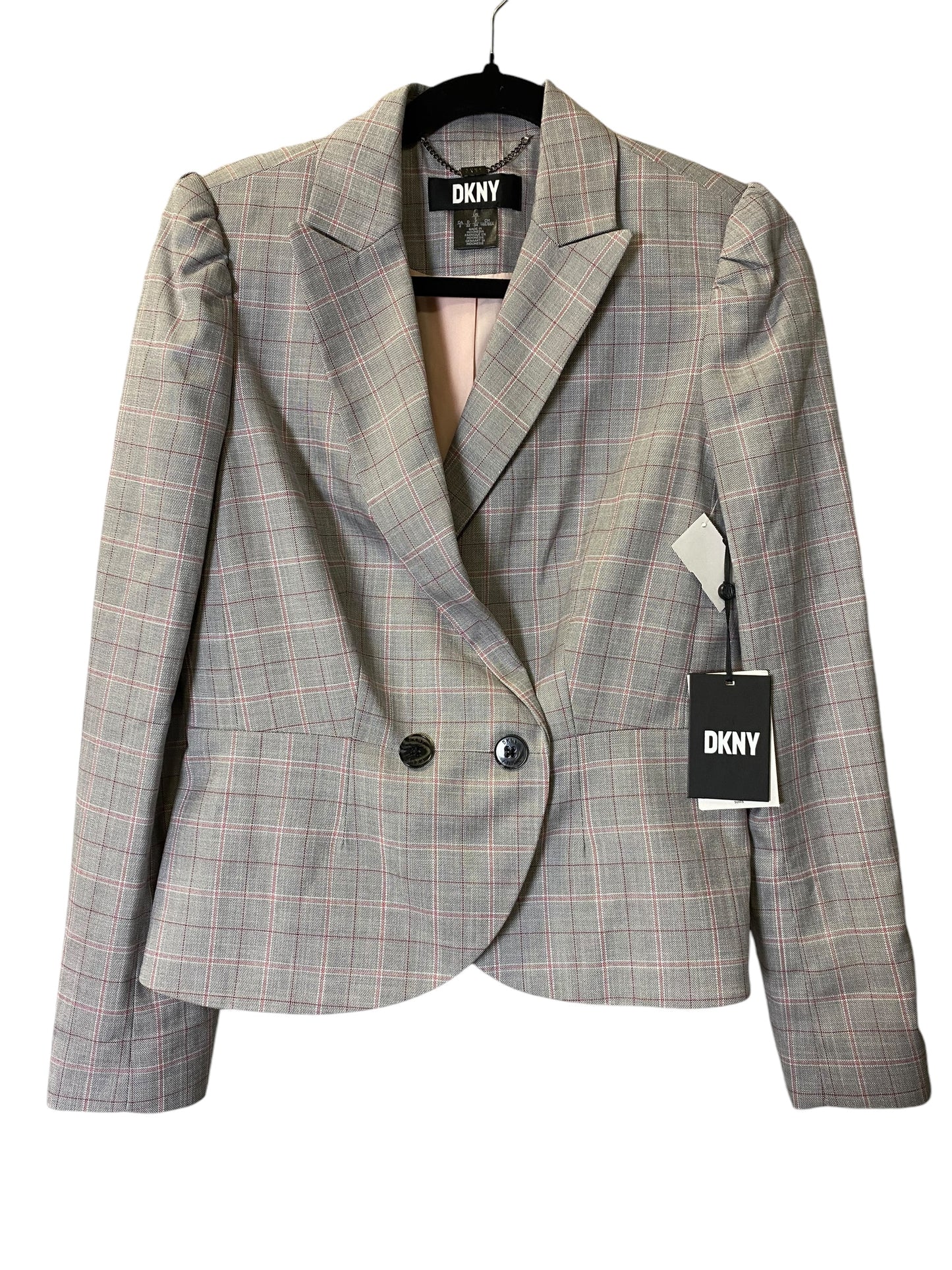 Blazer By Dkny In Grey, Size: Xs