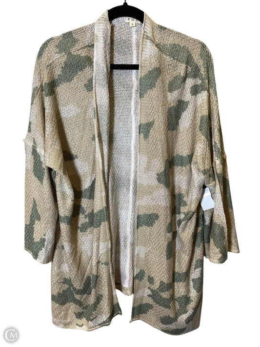 Cardigan By Pol In Camouflage Print, Size: S