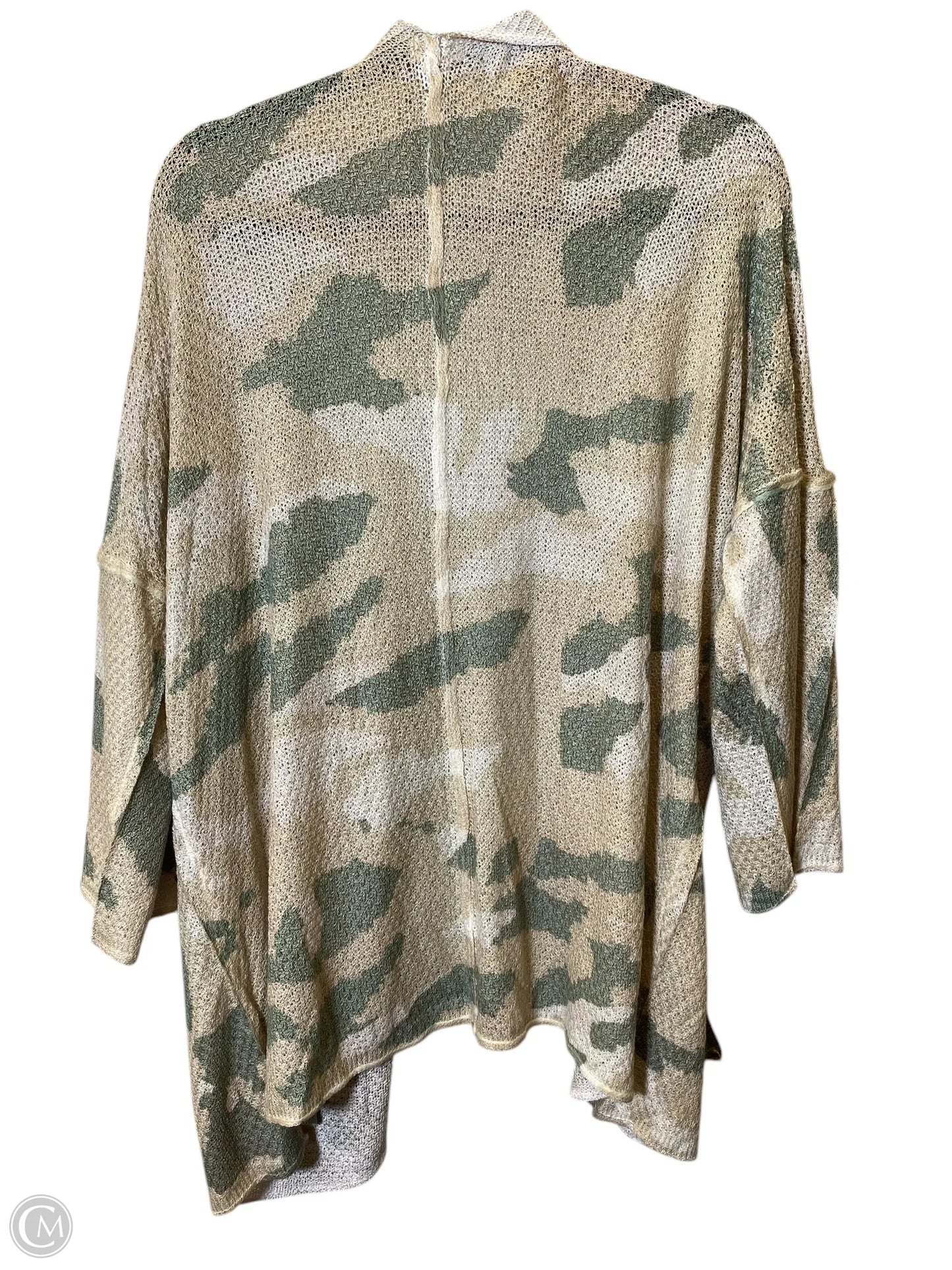 Cardigan By Pol In Camouflage Print, Size: S