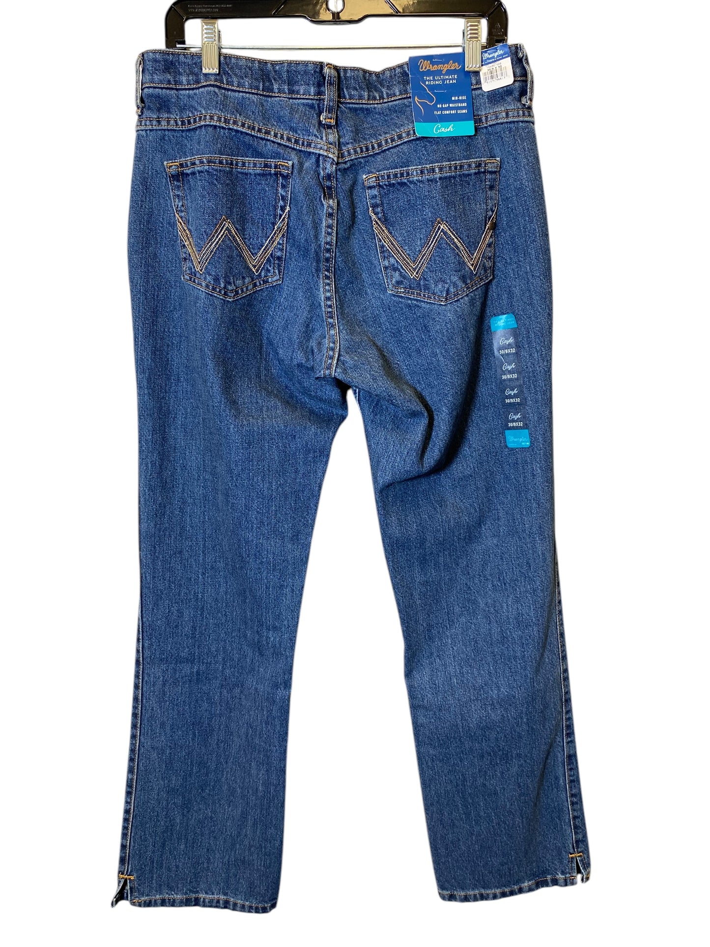 Jeans Straight By Wrangler In Blue, Size: 10