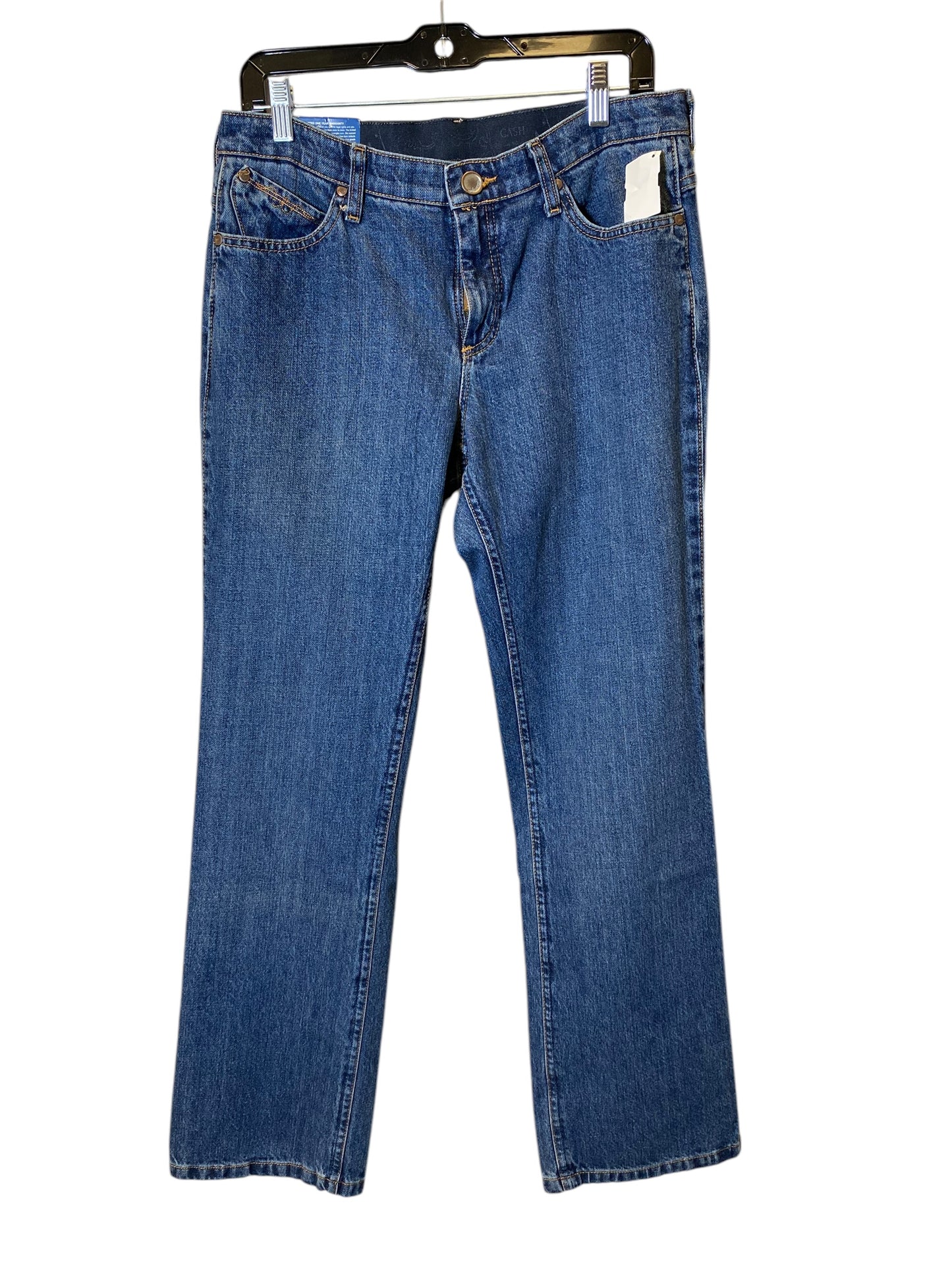 Jeans Straight By Wrangler In Blue, Size: 10